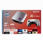 M77 TV Box Android Tv con 2 Controles