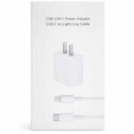 25W USB-C Power Adapter Lightning to USB Cable