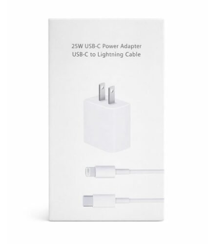 25W USB-C Power Adapter Lightning to USB Cable