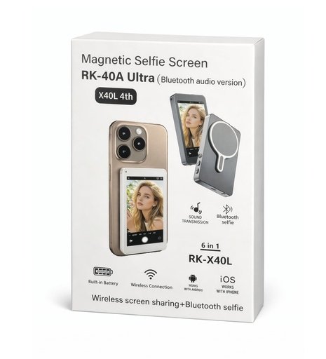 004040 Magnetic Selfie Screen RK-40A Ultra - Imagen 1