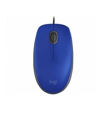097855178367 Logitech Mouse M110 Silent Cable Blue - Imagen 1