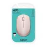 Logitech Mouse inalámbrico usb M170 Rosa