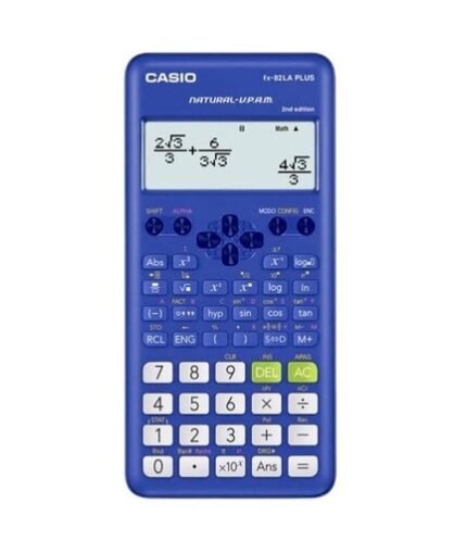 Calculadora Cientifica Casio fx-82LA PLUS BU 2da Edit Blue