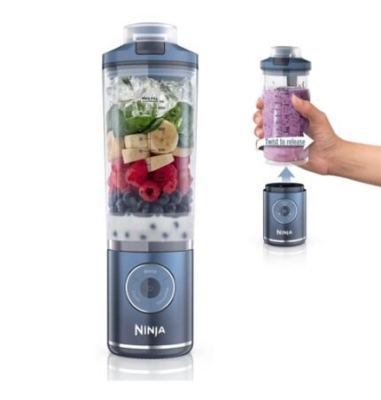 Ninja Blast 22oz Max Portable Blender Deep Navy BC251NV