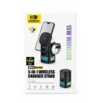 Base Cargadora inalámbrica 3 En 1 15W KSD-W08