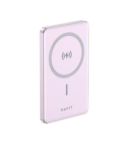 Havit PB5202 Power Bank Magnetic Wireless Lila