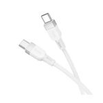 Hoco Cable USB-C TO USB-C 60W 1M X109 White