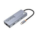 HOCO 8-in-1 Converter USB-C to USB-A / HDTV / PD / RJ45 / SD 18CM HB52