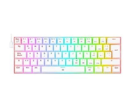 Redragon Teclado Gamer Dragonborn K630WRGB Blanco