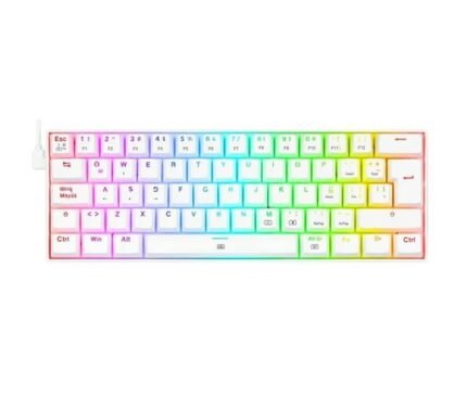 Redragon Teclado K630W Rgb Red Dragonborn Blanco