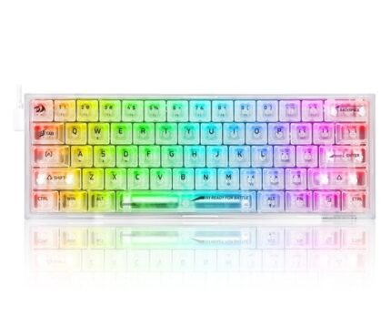 Redragon FIZZ K617 SE Teclado Full-Transparent