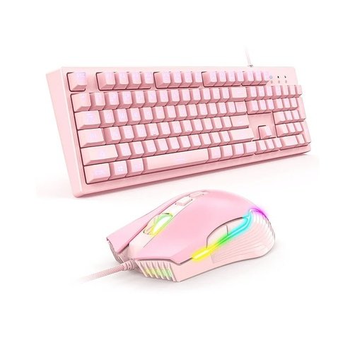 6972470560947 Teclado Onikuma G25 + Cw905 Pink - Imagen 1