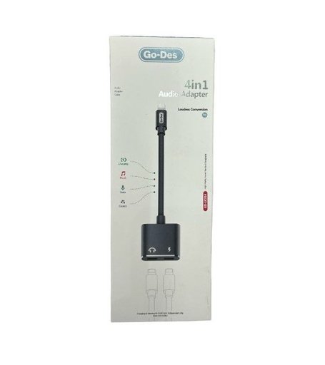 6972496466094 Go-Des 4 en 1 Audio Adapter Lossless Conversion GD-UC014 - Imagen 1