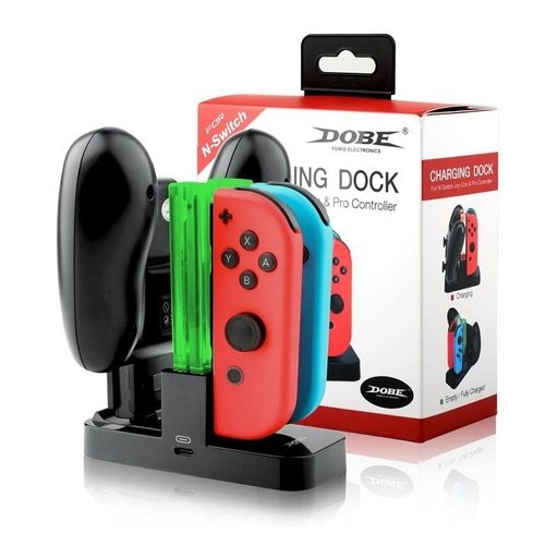 6972520251344 Dobe Charging Dock For N-S Joy-Pad And Pro Controller - Imagen 1