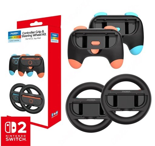 6972520259005 Controller Grip and Steering Wheel Kit Nintendo Switch 2 - Imagen 1