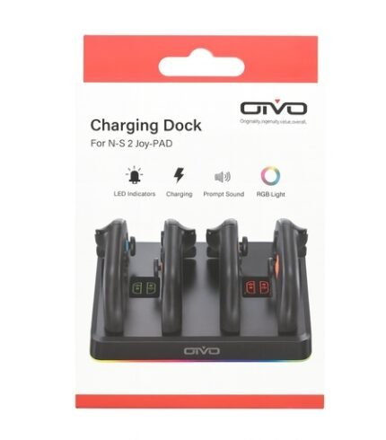 Charging Dock para Nintendo Switch 2 JOY-PAD IV-SW224