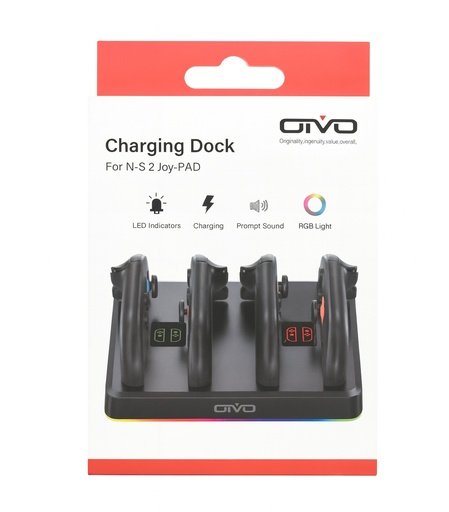 6972861542248 Charging Dock para Nintendo Switch 2 JOY-PAD IV-SW224 - Imagen 1