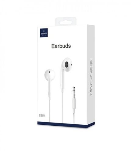 WiWu Earbuds Jack 101 White