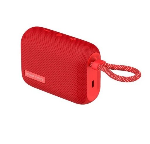 6975806660311 Honor Choice Portable Bluetooth Speaker Red - Imagen 1