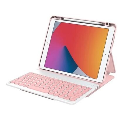 Wiwu Protective Keyboard Case For iPad 10.2 - 10.5 pink