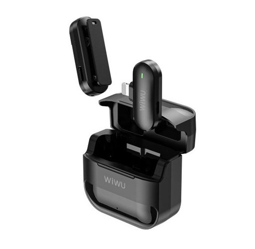 6976195092318 WiWu Microphone Wireless Mini Microphone Type-C WI-WM001 - Imagen 1