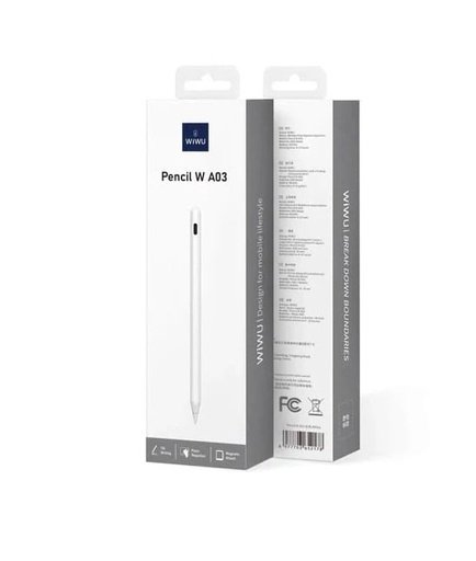 6977703652178 Wiwu Pencil W A03 White - Imagen 1
