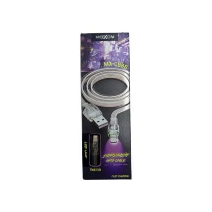 MX-CB86 Cable de data Transparente Lightning