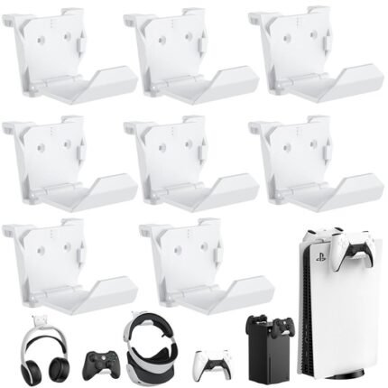 Kunsluck Controller Wall Mount Holder 8 Pack White