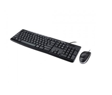 Mouse Y Teclado Logitech MK200 MEDIA USB Negro