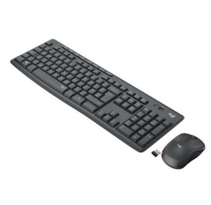 Logitech MK295 Combo Teclado Y Mouse Inalámbricos SilentTouch Negro