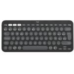 Teclado Pebble Keys 2 K380s Bluetooth Multidispositivo Negro