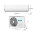 Aire Acondicionado Hisense R32 ATR242CJ Inverter WiFi 24,000 BTU Blanco