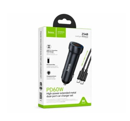 HOCO Car Charger PD60W Z54B With Type-C