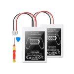 Battery Pack 2 Pieces 8880mWh Li-ion Battery with High Capacity for PS5 Controller
