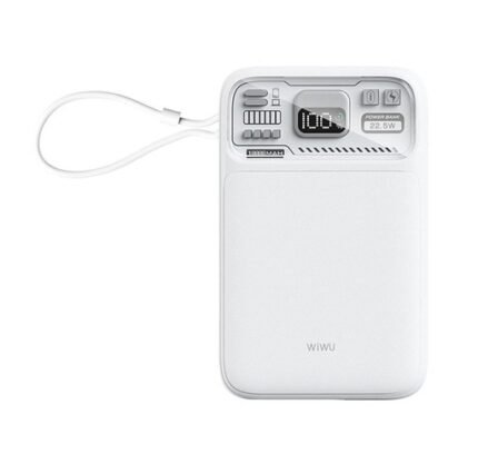 Wiwu Magnetic Power Bank 22.5W 10000 mAh blanco