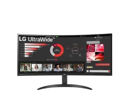 Monitor Curved UltraWide QHD 3440×1440 De 34 Pulgadas 21:9 Con FreeSync 34WR50QK-B