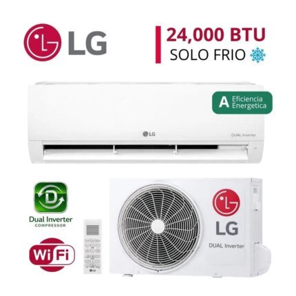 Aire Acondicionado LG DUAL Inverter VM242C31 24,000 BTU LG ThinQ kW Manager