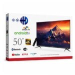 Smart TV Full HD 50 Pulgadas 4K Android TV H50F1S Con Marco Fino