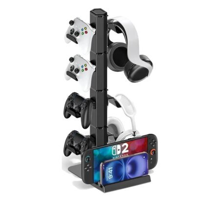 Multifunctional Controller & Headset Stand Black