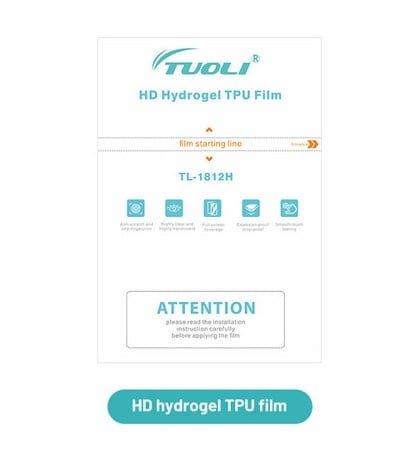 0074 Hidrogel Clear Film HD Tuoli TL-1812H - Imagen 1
