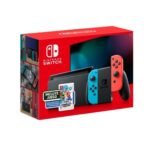 Consola Nintendo Switch Neon con Super Mario Wonder