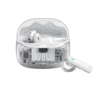 JBL Audífonos Inalámbricos Tune Beam 2 ANC Bluetooth 48 Horas Blanco/Trasparente