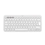 Teclado Pebble Keys 2 K380s Bluetooth Multidispositivo Blanco