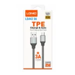 Cable Carga Rapida USB-A A Micro-USB 2M 3A LS442 S6
