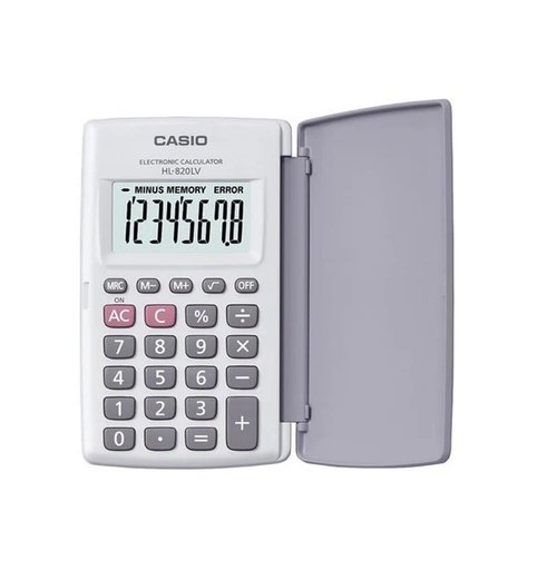 4971850094364 Calculadora de Bolsillo HL-820LV-W - Imagen 1