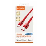 Cable Carga Rapida USB-A A Micro-USB 2M 30W LS662 S6 Rojo