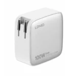 LDNIO 100W Gan 3USB-C+ Q408 TC-TC PLUG Blanco