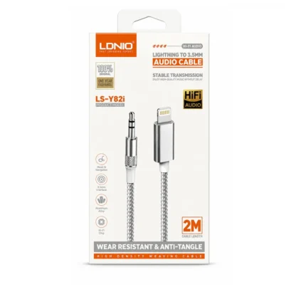 Cable De Audio Lightning a AUX De 3.5 mm 2M LSY82I