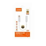 Adaptador Lightning A 3.5MM Hembra 1.3M Blanco LS-Y90I