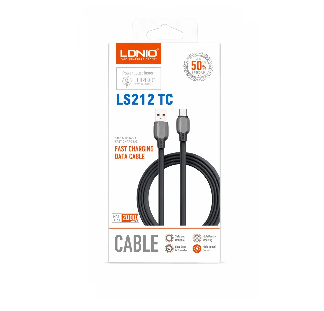 6933138603208C Cable USB-A A Micro-USB De 50W 2M LS212 TC - Image 1